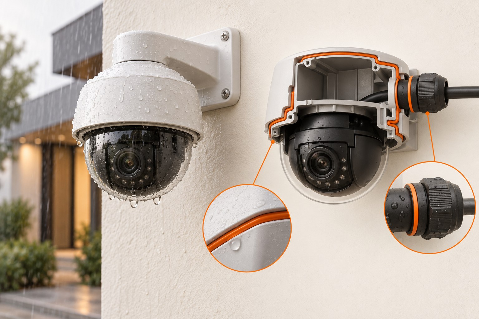 Caméra IP66, IP67 et IK10 : comprendre les protections
