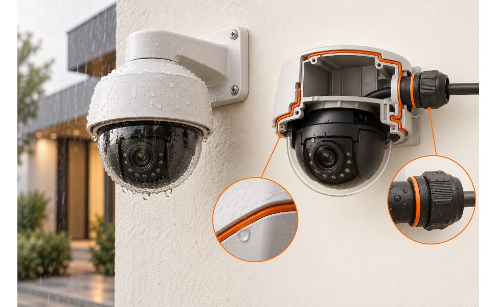 Caméra IP66, IP67 et IK10 : comprendre les protections